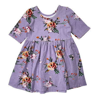 Kaiko dress, lavender bloom | 110/116cm