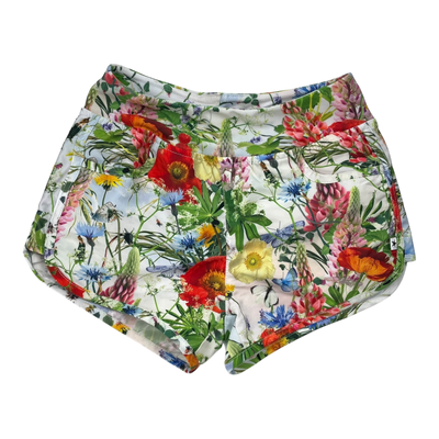 Molo neva sporty swim shorts, flowers | 122/128cm
