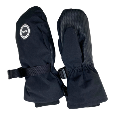 Reima uusio winter gloves, black | 4-6y