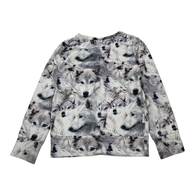 Gugguu sweatshirt, wolves | 116cm