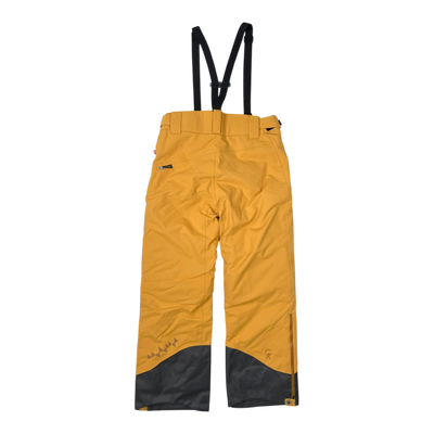 Isbjörn off pist ski winter pants, mustard yellow | 158/164cm