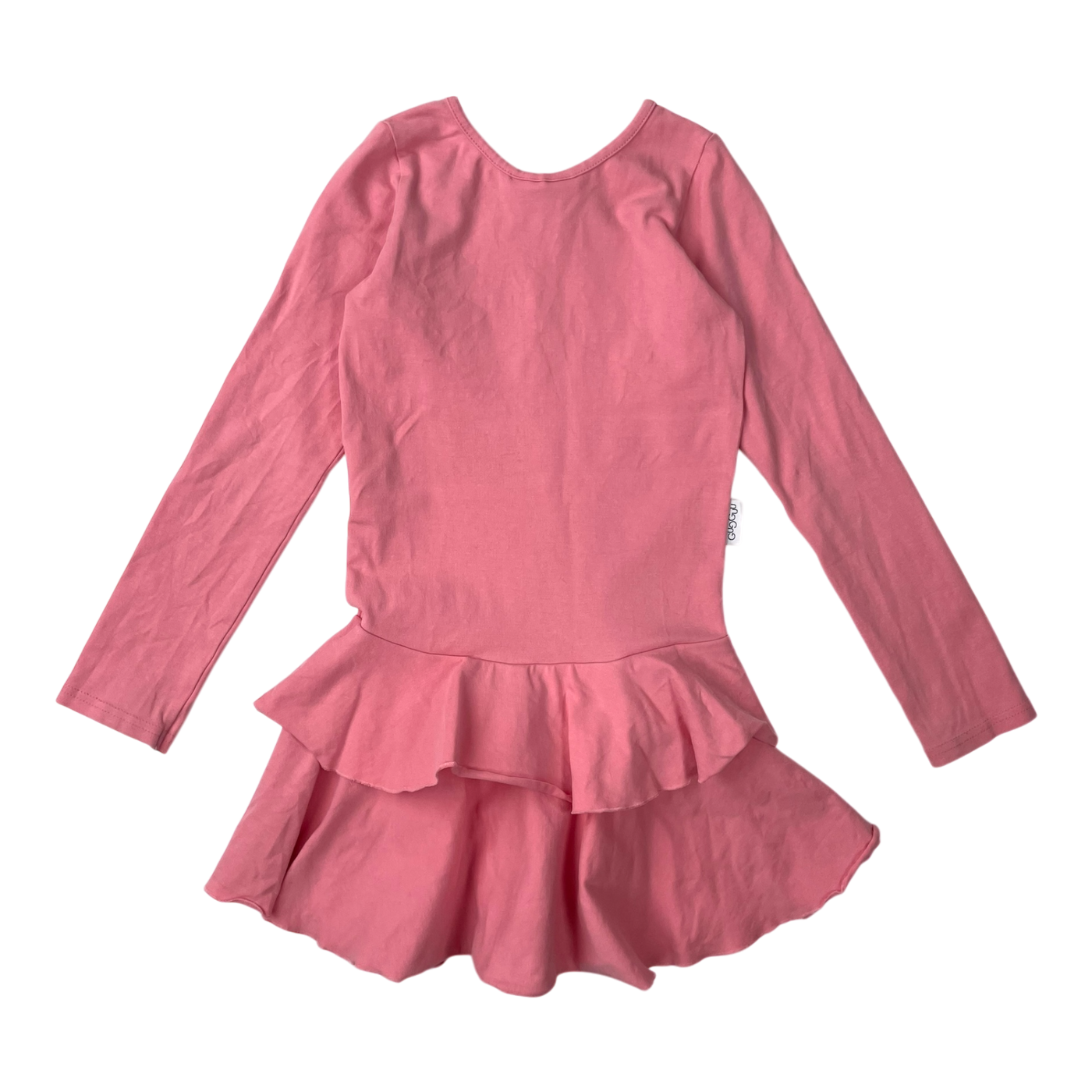 Gugguu frilla dress, salmon pink | 116cm