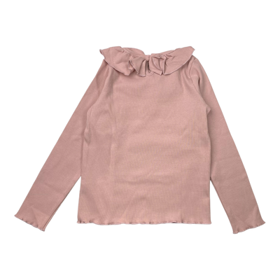 Kaiko rib shirt, sorbet | 122/128cm