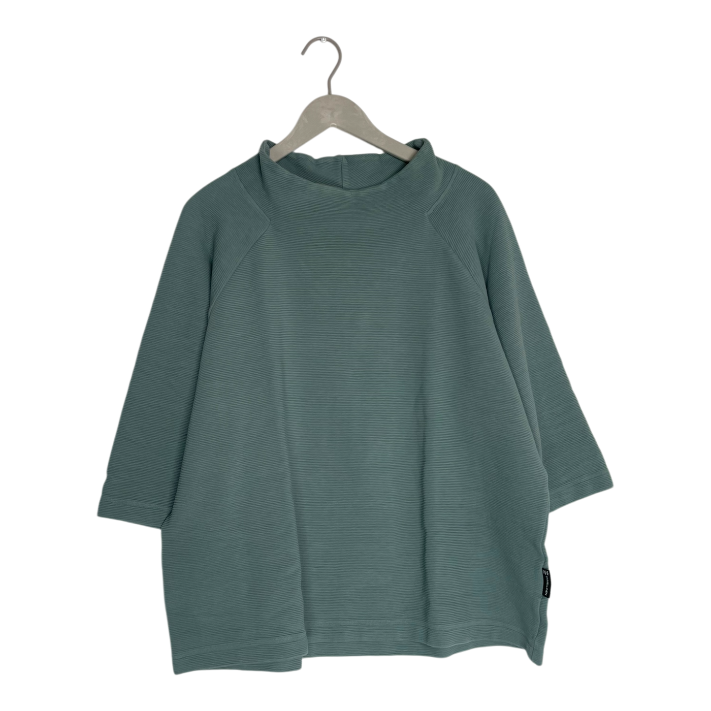 Ommellinen rib sweatshirt, tea green | woman XXXL