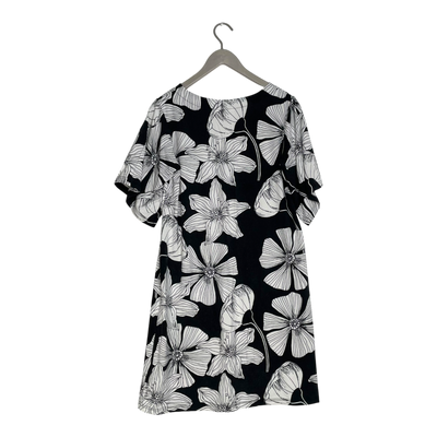 Blaa tricot dress, flower | woman M