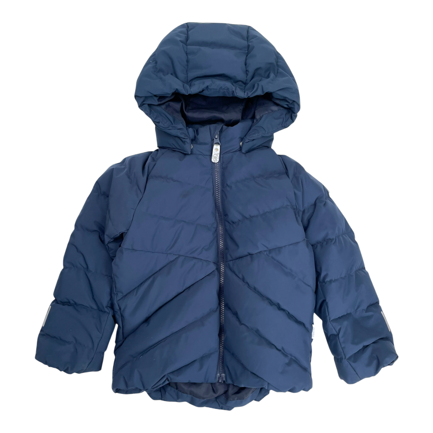 Reima kupponen down winter jacket, navy blue | 104cm