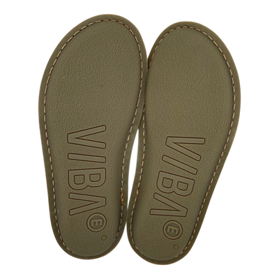 VIBAe Roma leather slippers, cognac brown | 43