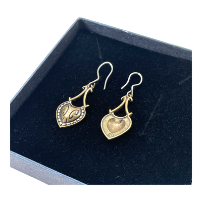 Kalevala Koru helinä earrings, bronze