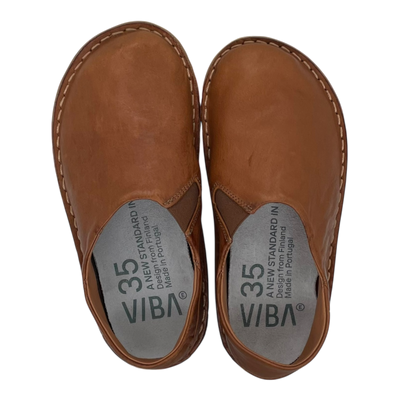 VIBAe Zuma leather shoes, cognac brown | 35