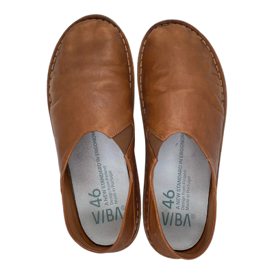 VIBAe Zuma leather shoes, cognac brown | 46