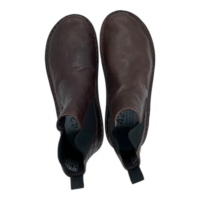 VIBAe Helsinki leather boots, cocoa brown | 42