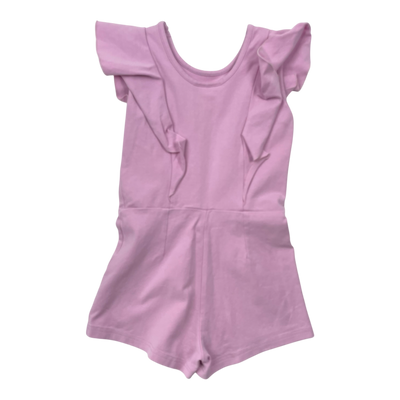 Gugguu Frill Strampler, Plum | 104 cm