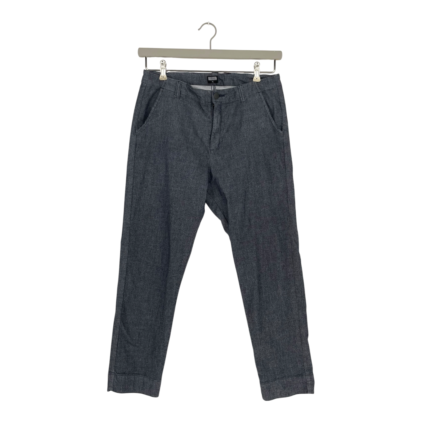 R-Collection stretchy pants, grey denim | woman XL