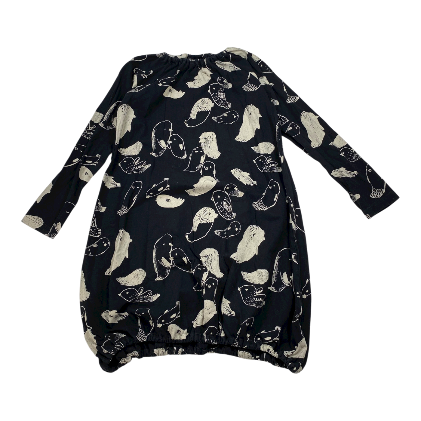 Papu pouch dress, black | 134/140cm