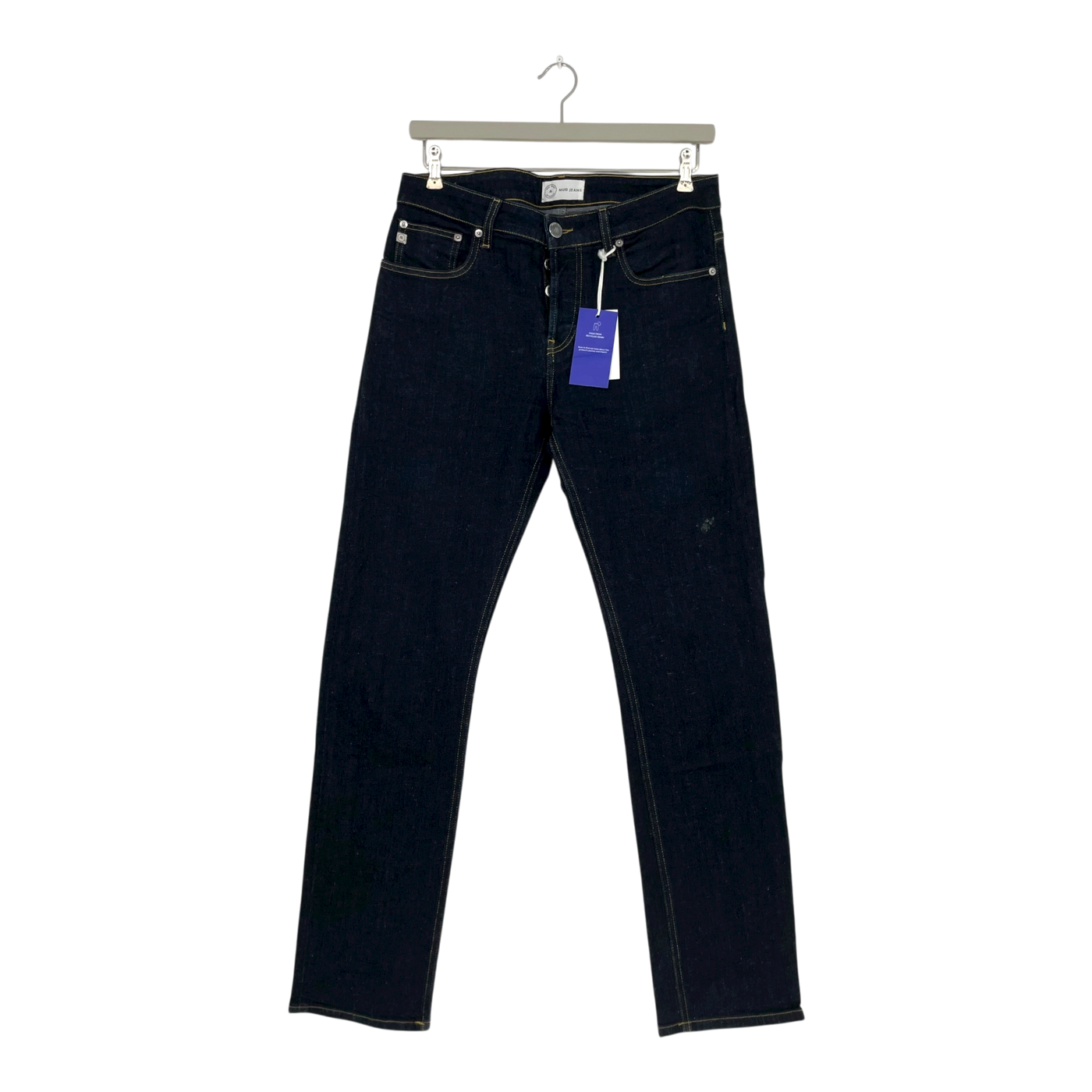 Mud Jeans bryce straigt jeans, dark denim | man 32/34