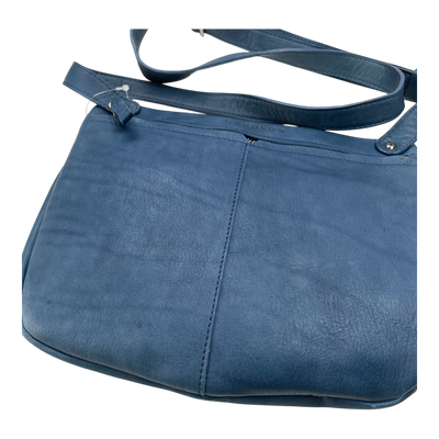 Harold's Bags leather chaza beltbag, midnight blue