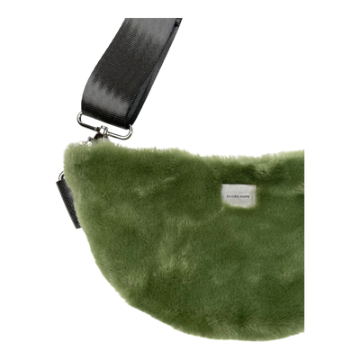 Globe Hope suopursu belt bag, green fake fur | onesize