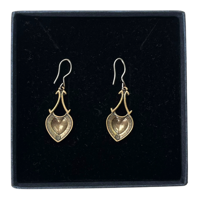Kalevala Koru helinä earrings, bronze