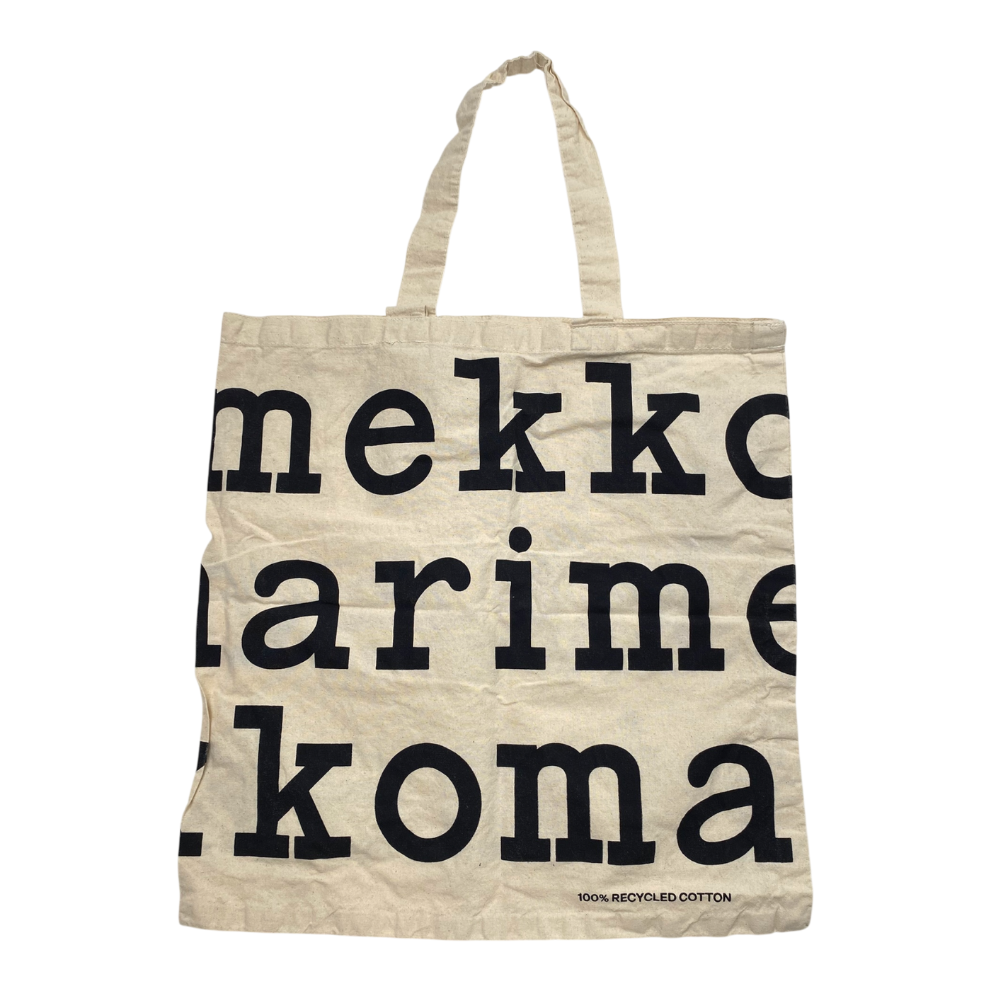 Marimekko logo bag, black / ivory | onesize