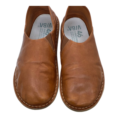 VIBAe Zuma leather shoes, cognac brown | 46