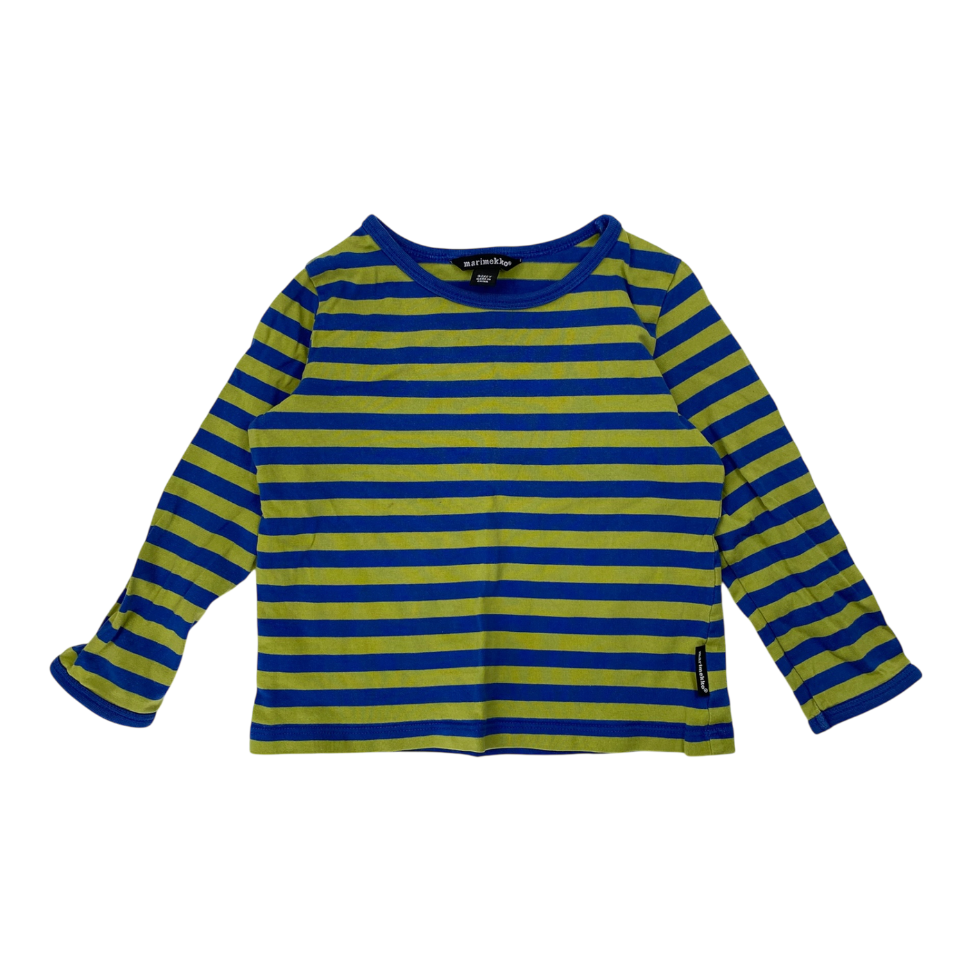 Marimekko stripe shirt, blue/green | 92cm