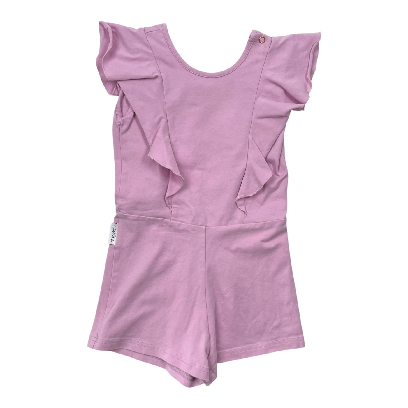 Gugguu Frill Strampler, Plum | 104 cm