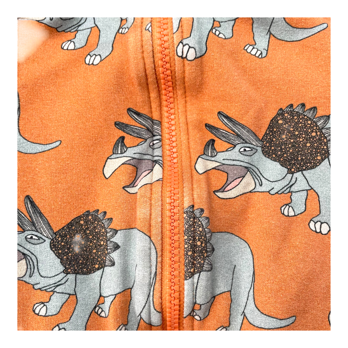 Metsola zip sweatshirt, dino | 86/92cm
