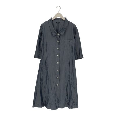 Marimekko button up dress, grey | woman 36