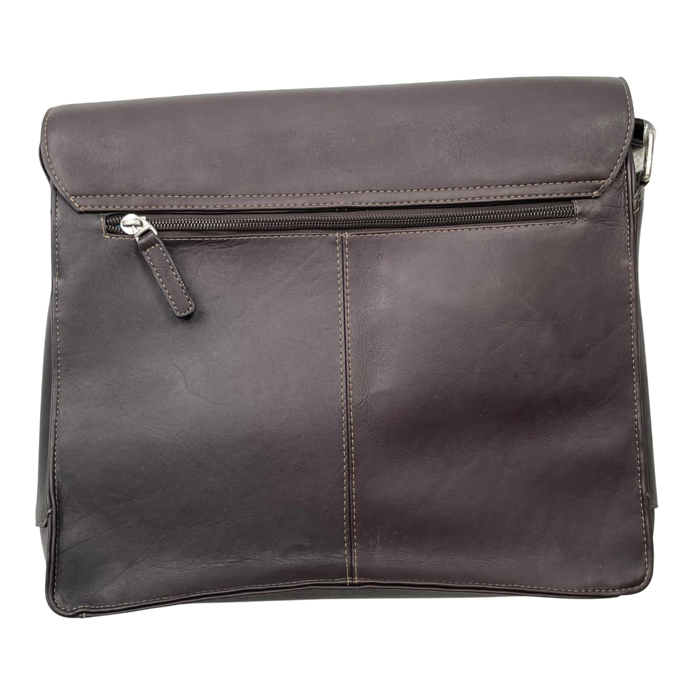 Harold's Bags leather campo messenger bag M, dark brown