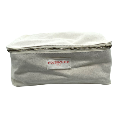 Holzrichter canvas packing cube, cream