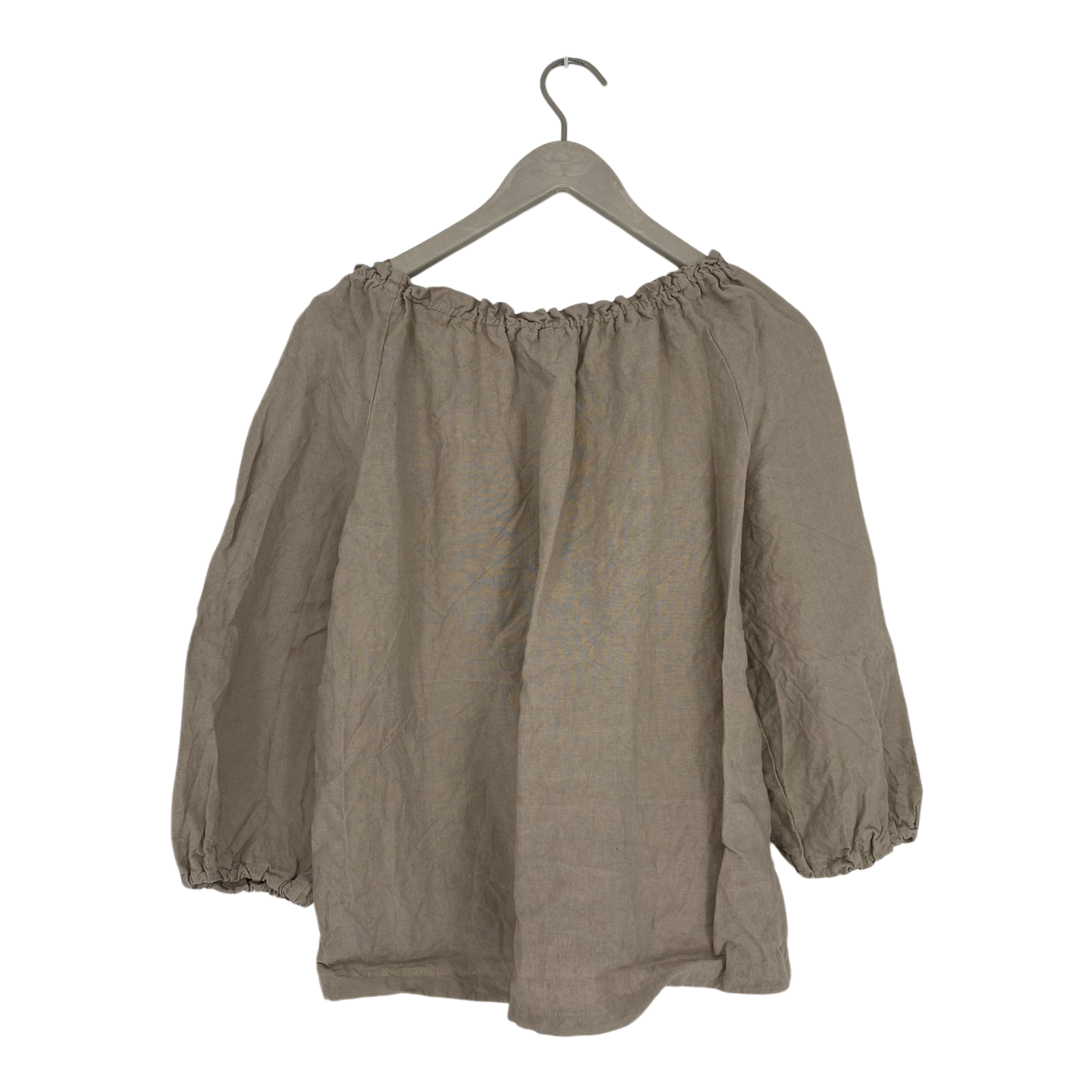 Ommellinen linen shirt, beige | woman M/L