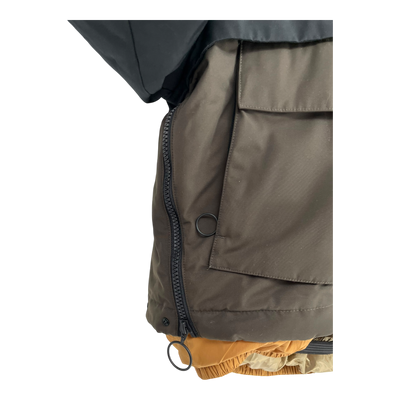 Embassy of Bricks and Logs Merritt utility jacket, black/green/earth | unisex L