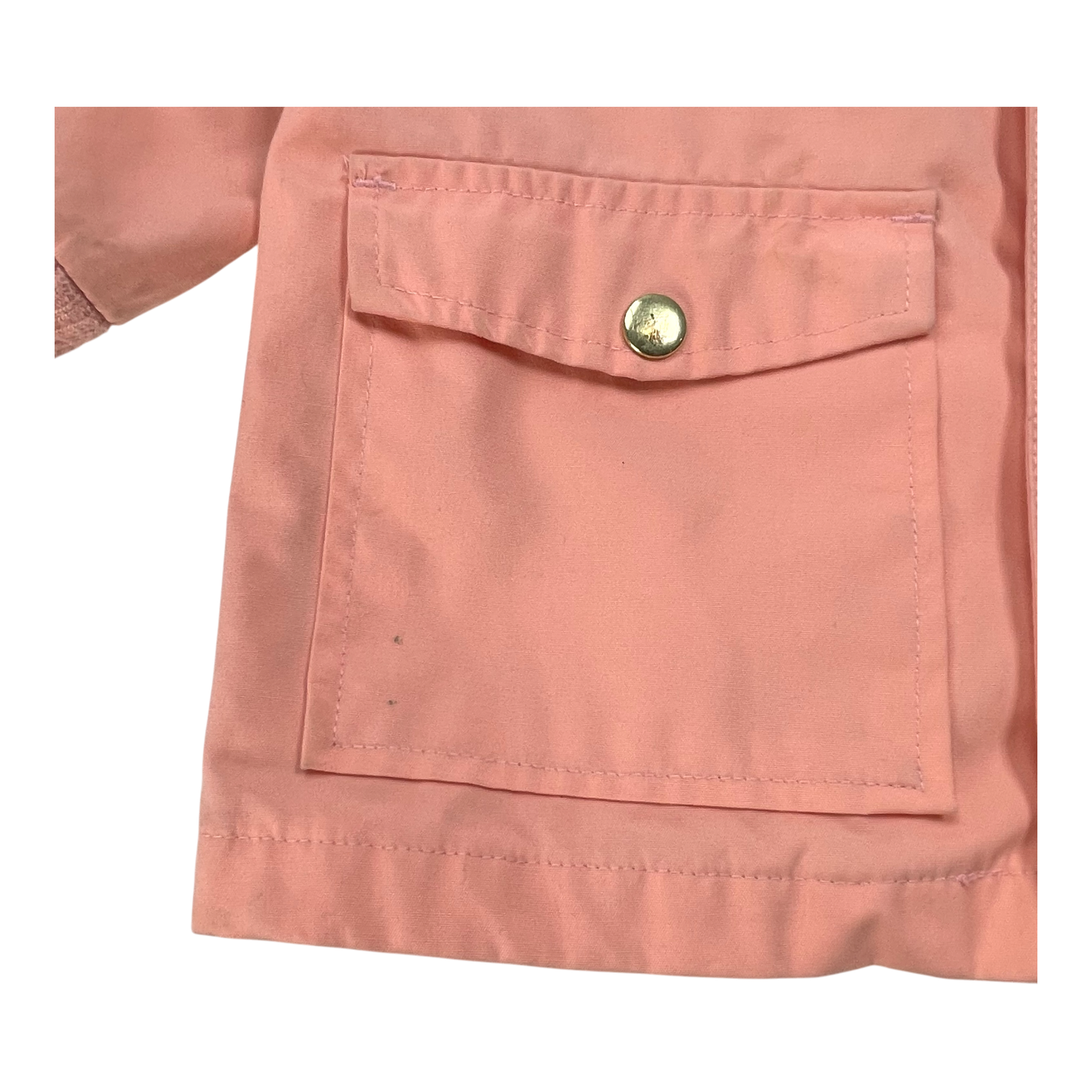 Mini Rodini pico jacket, coral pink | 104/110cm