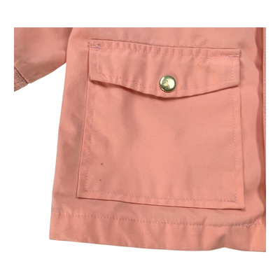 Mini Rodini pico jacket, coral pink | 104/110cm