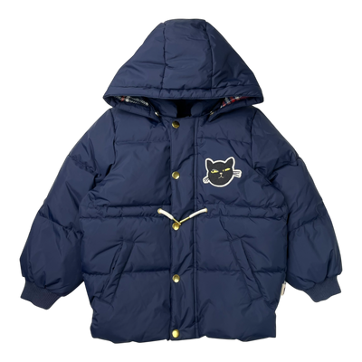 Mini Rodini heavy puffer jacket, midnight blue | 104/110cm