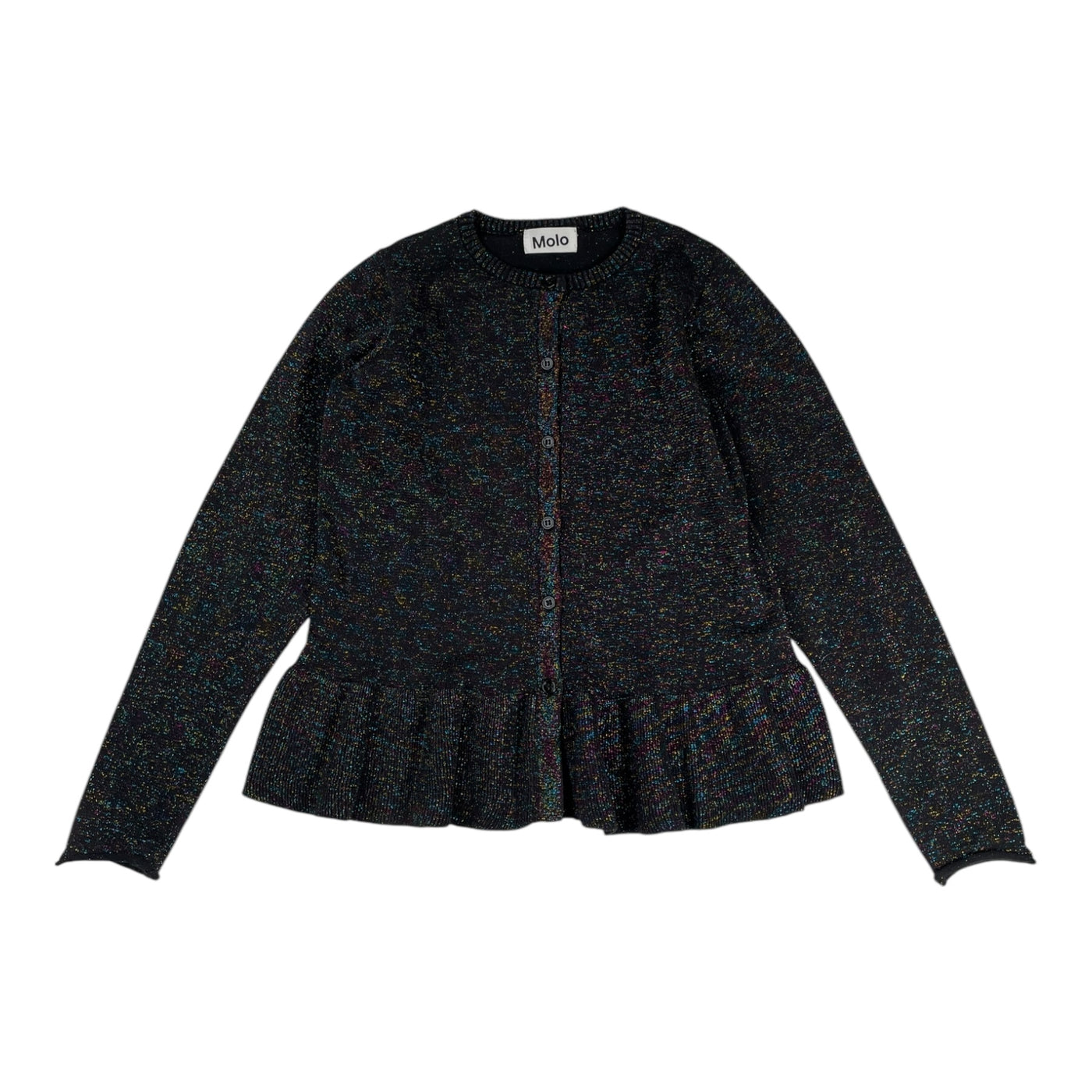 Molo glitter cardigan, black | 146/152cm