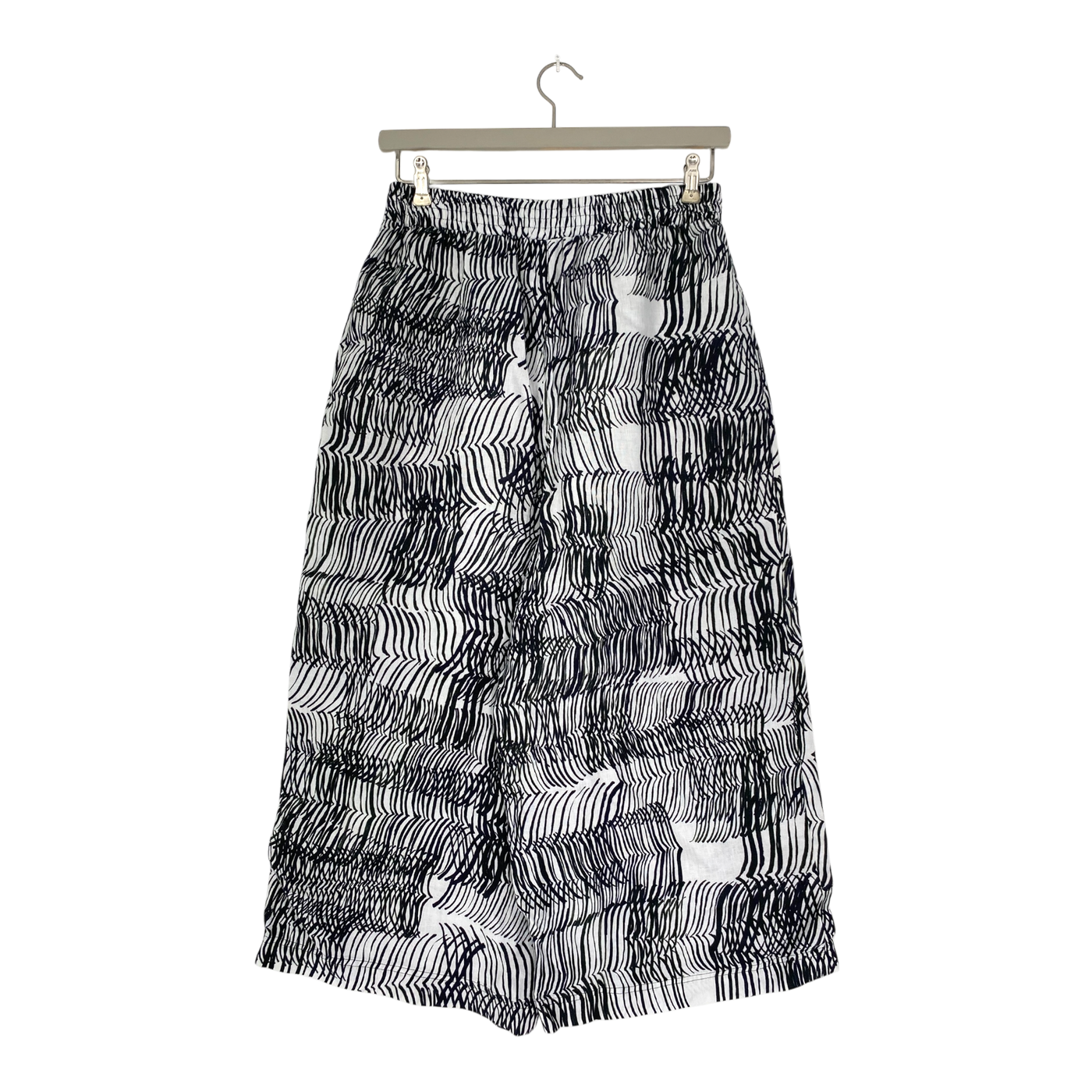 Papu linen culottes, sound waves | woman M