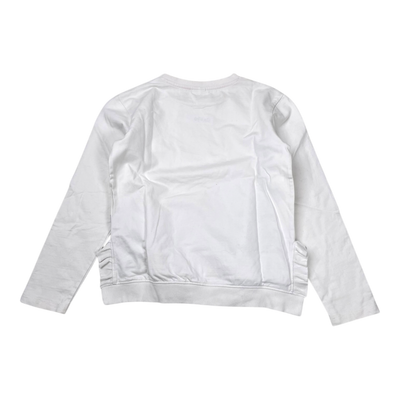 Polarn O. Pyret sweat shirt, white flowers | 146/152cm