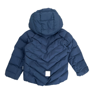 Reima kupponen down winter jacket, navy blue | 104cm