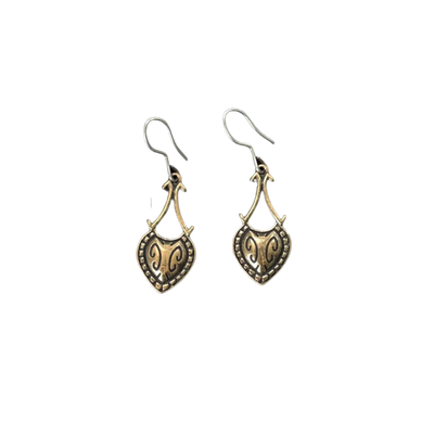 Kalevala Koru helinä earrings, bronze