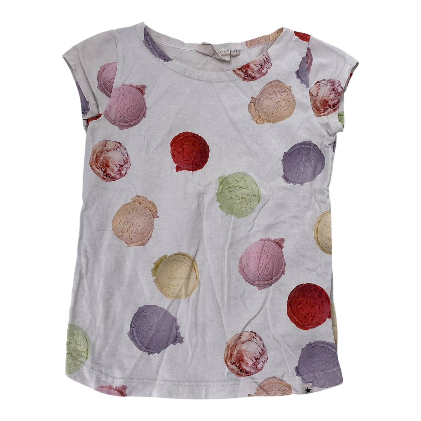 Molo t-shirt, ice cream | 122cm