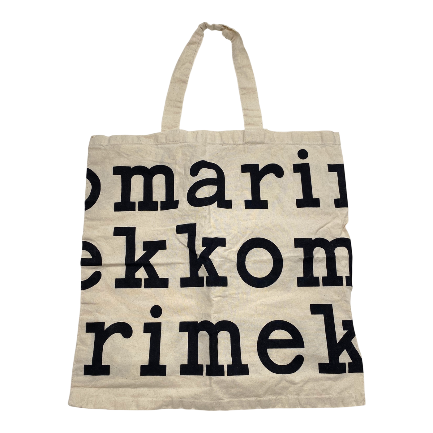 Marimekko logo bag, black / ivory | onesize