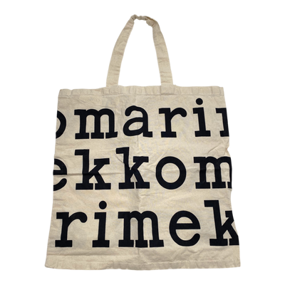 Marimekko logo bag, black / ivory | onesize