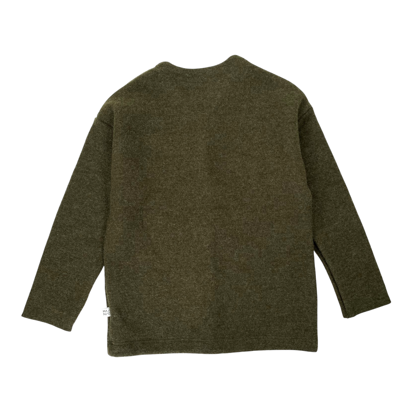 Mainio boiled wool jacket, hunter green | 134/140cm