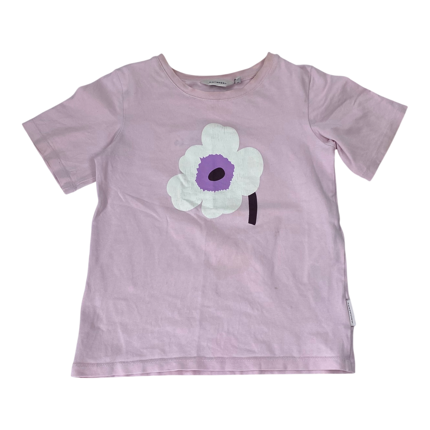 Marimekko unikko t-shirt, pink | 104/110cm
