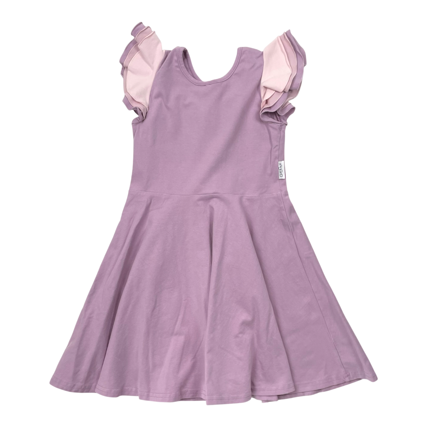 Gugguu ärmellose Kleid, Pflaume | 116 cm