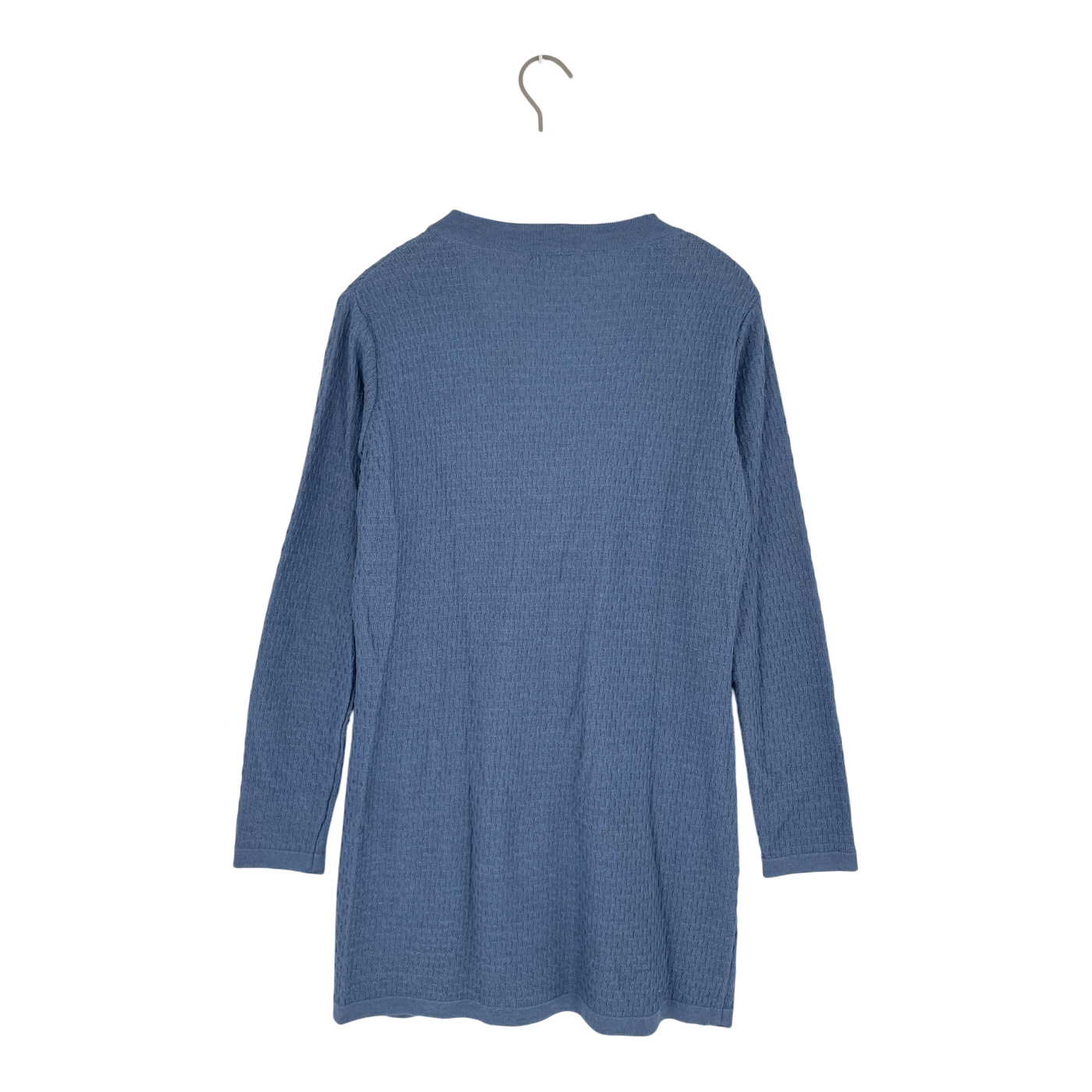 Alpa alpaca drizzle cardigan, blue | woman L