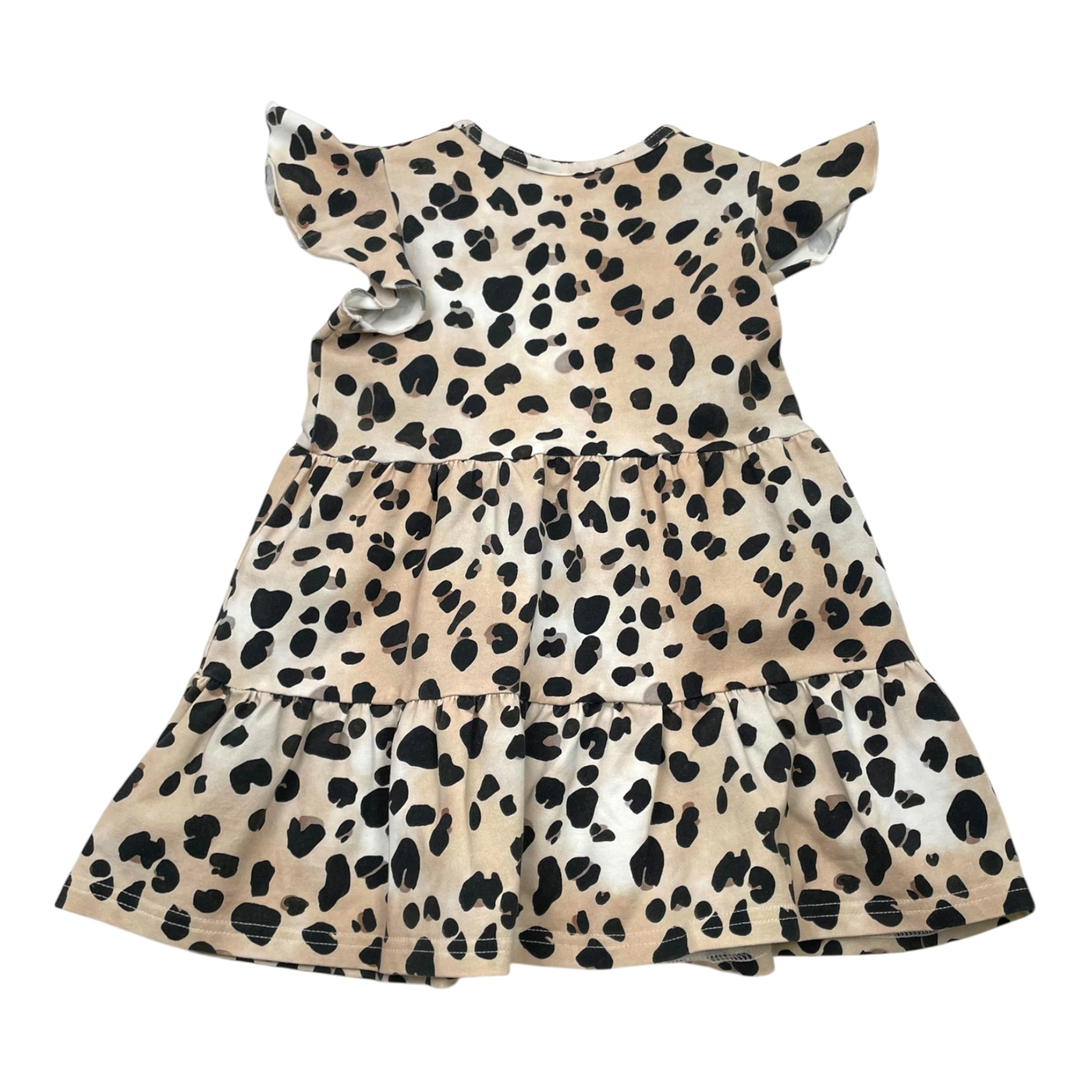 Nakoa frill dress, leopard | 80/86cm