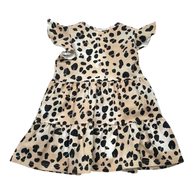 Nakoa frill dress, leopard | 80/86cm
