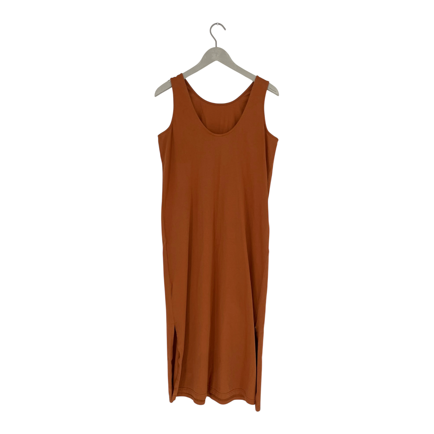 Kaiko belted tank midi dress, burnt orange | woman M